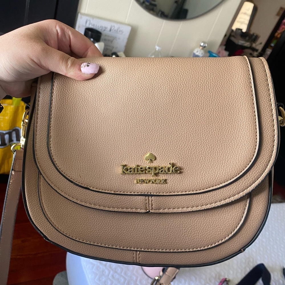 Kate Spade Beige Crossbody Bag